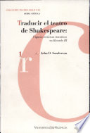 Traducir el teatro de Shakespeare : figuras retóricas iterativas en Ricardo III /
