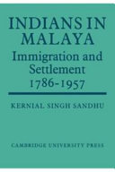 Indians in Malaya : some aspects of their immigration and settlement (1786-1957).