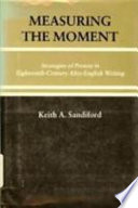 Measuring the moment : strategies of protest in eighteenth-century Afro-English writing /