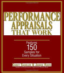 Performance appraisals that work! /