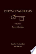 Polymer syntheses /