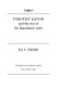 Timothy Eaton and the rise of his department store /