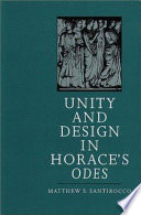 Unity and design in Horace's Odes /