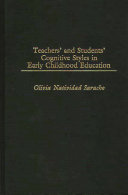 Teachers' and students' cognitive styles in early childhood education /