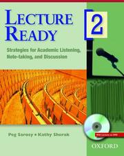 Lecture ready. strategies for academic listening, note-taking, and discussion /