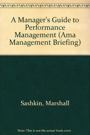 A manager's guide to performance management /