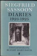 Siegfried Sassoon diaries, 1923-1925 /