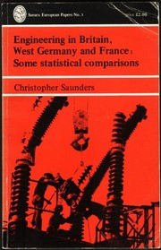 Engineering in Britain, West Germany and France : some statistical comparisons of structure and competitiveness /