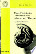 Upper Mississippian ammonoids from Arkansas and Oklahoma /