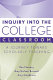 Inquiry into the college classroom : a journey toward scholarly teaching /