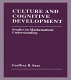 Culture and cognitive development : studies in mathematical understanding /