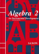 Algebra 2 : an incremental development /