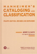 Manheimer's cataloging and classification /