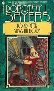 Lord Peter views the body /