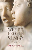 Why do people sing? : on voice /