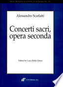 Concerti sacri : opera seconda /