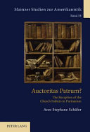 Auctoritas patrum? : the reception of the church fathers in Puritanism /