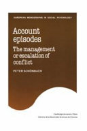 Account episodes : the management or escalation conflict /