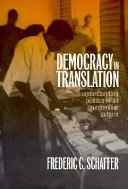 Democracy in translation : understanding politics in an unfamiliar culture /