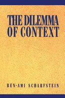 The dilemma of context /