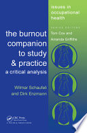The burnout companion to study and practice : a critical analysis /