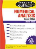 Schaum's outline of theory and problems of numerical analysis /