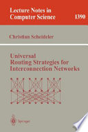 Universal routing strategies for interconnection networks /
