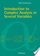 Introduction to complex analysis in several variables /