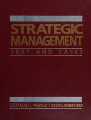 Strategic management : text and cases /