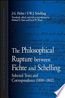 The philosophical rupture between Fichte and Schelling : selected texts and correspondence (1800-1802) /