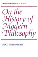 On the history of modern philosophy /
