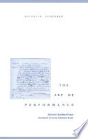 The art of performance /