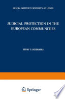 Judicial protection in the European communities /