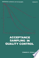 Acceptance sampling in quality control /