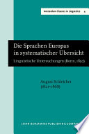 Die Sprachen Europas in systematischer Ubersicht : linguistische Untersuchungen /