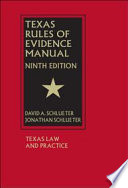 Texas rules of evidence manual.