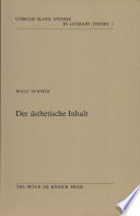 Der asthetische Inhalt : zur semantischen Funktion poetischer Verfahren /