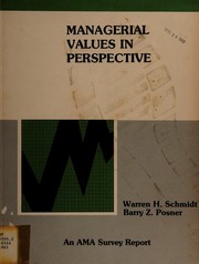 Managerial values in perspective /