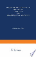 Gianfrancesco Pico della Mirandola (1469-1533) and his critique of Aristotle /