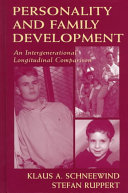 Personality and family development : an intergenerational longitudinal comparison /