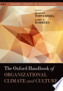 Oxford Handbook of Organizational Climate and Culture.