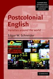 Postcolonial English : varieties around the world /