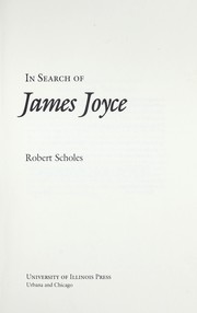 In search of James Joyce /