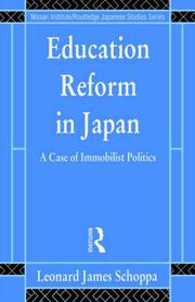 Education reform in Japan : a case of immobilist politics /