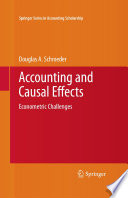 Accounting and causal effects : econometric challenges /