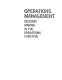 Operations management : decision making in the operations function /