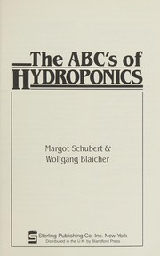 The ABC's of hydroponics /