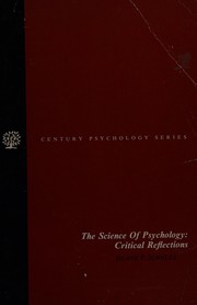 The science of psychology : critical reflections /