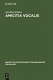 Amicitia vocalis : sechs Kapitel zur frühen italienischen Lyrik mit Seitenblicken auf die Malerei /