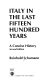 Italy in the last fifteen hundred years : a concise history /